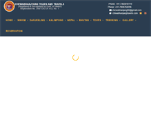 Tablet Screenshot of chiwabhanjangtravels.com